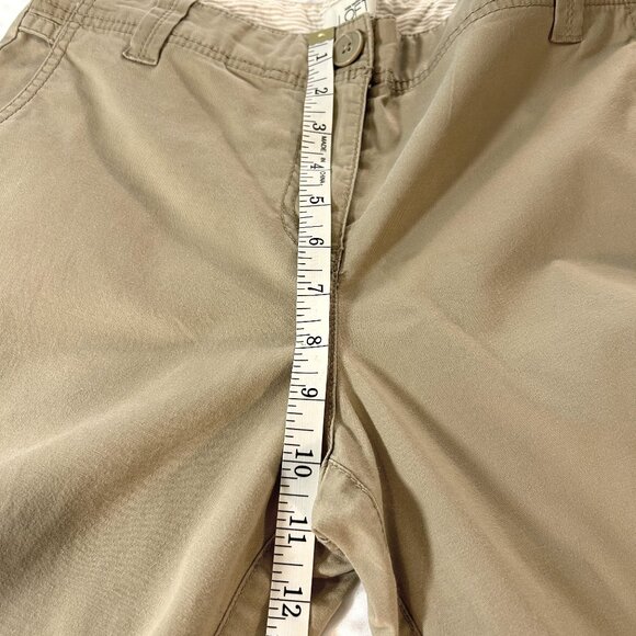 Ann Taylor Loft Wide Leg Mid Rise Kahki Pant size 8 - Picture 6 of 8